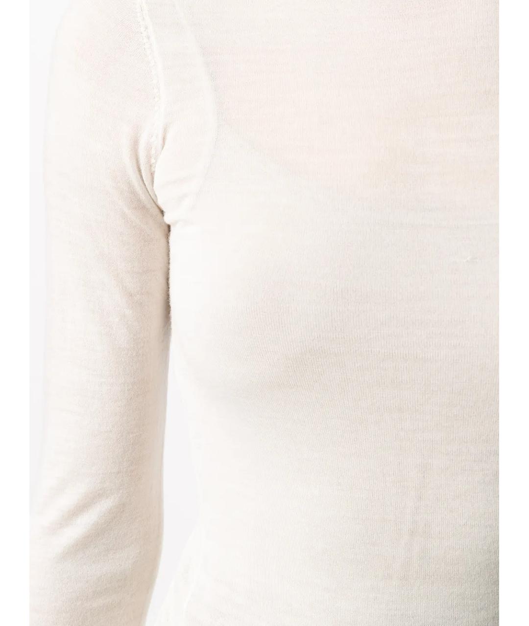 NANUSHKA Бежевая хлопковая водолазка, фото 4