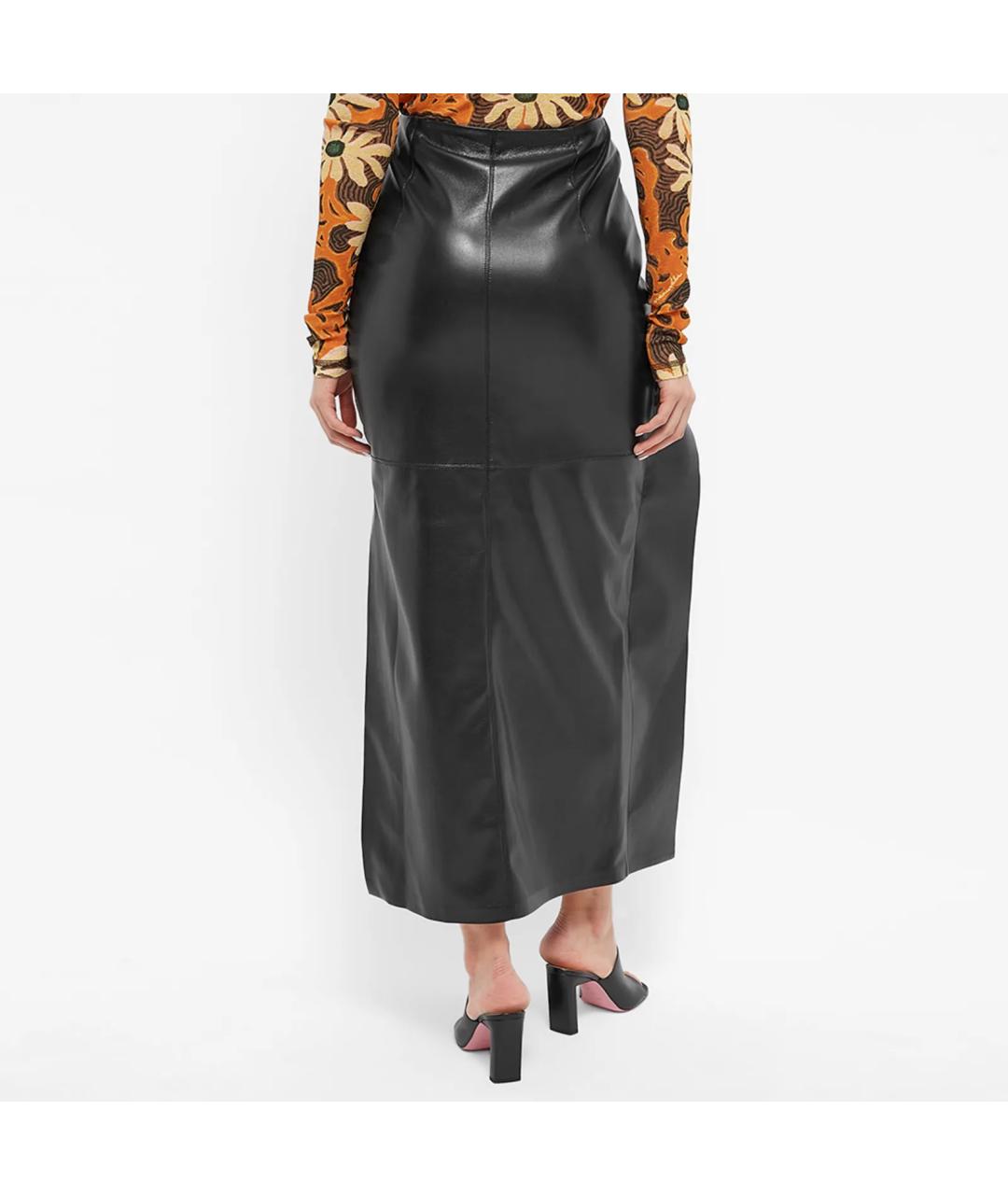NANUSHKA Черная юбка макси, фото 3