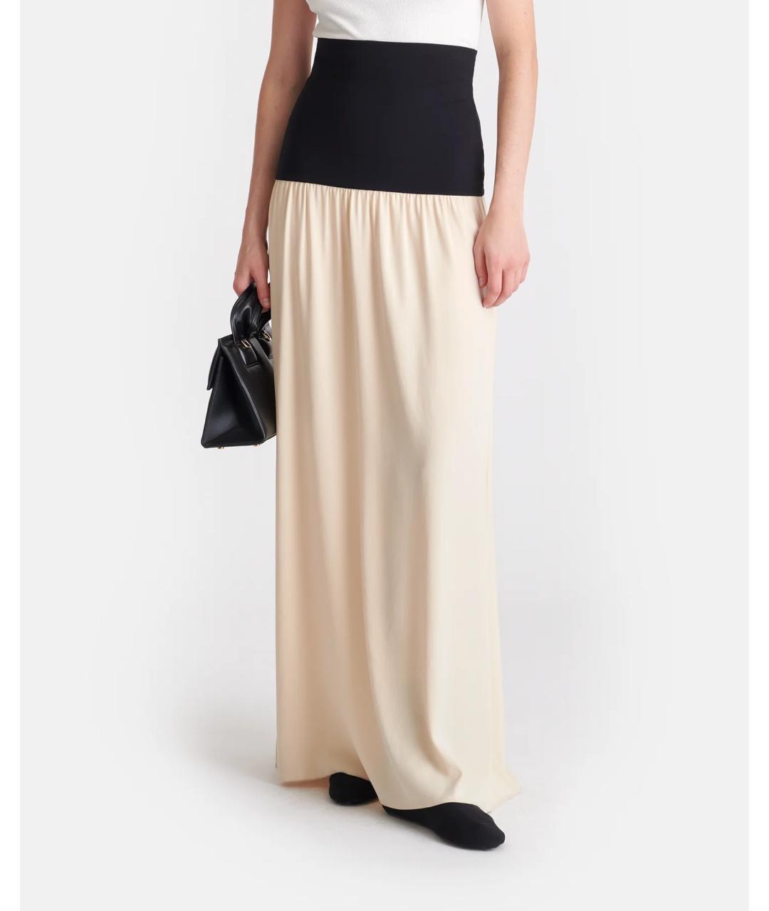 NANUSHKA Бежевая юбка макси, фото 2