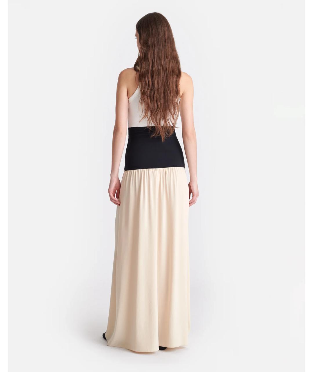 NANUSHKA Бежевая юбка макси, фото 4