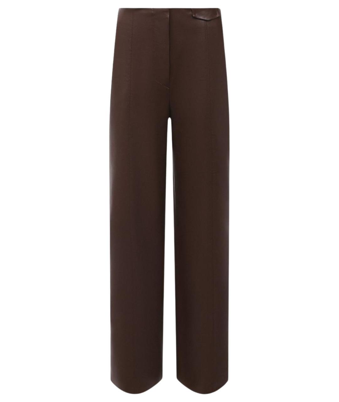 NANUSHKA Коричневые брюки широкие, фото 1