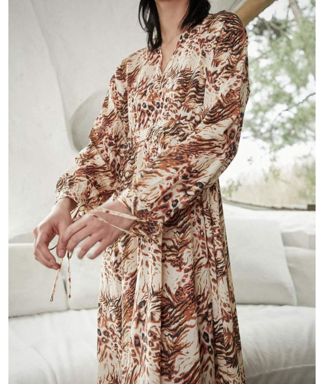 NANUSHKA Мульти хлопковое повседневное платье, фото 3