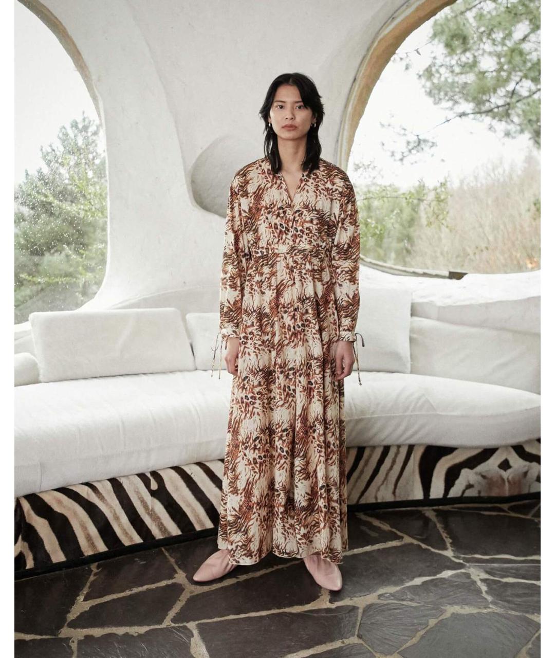 NANUSHKA Мульти хлопковое повседневное платье, фото 2