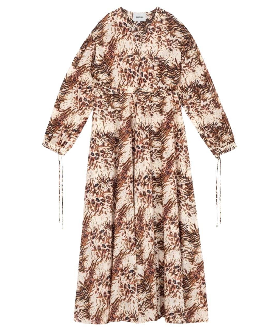 NANUSHKA Мульти хлопковое повседневное платье, фото 1