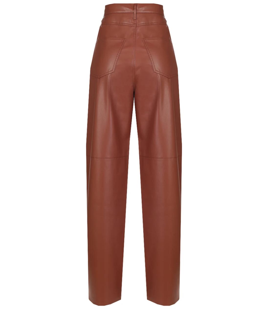 NANUSHKA Оранжевое прямые брюки, фото 2