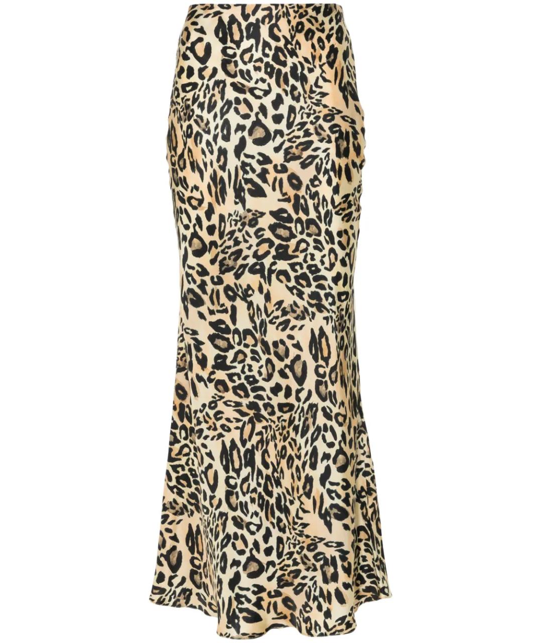 NANUSHKA Мульти шелковая юбка макси, фото 1