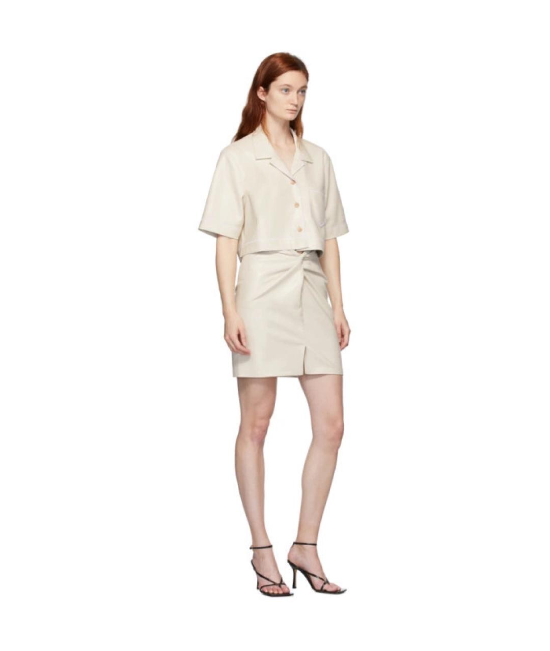 NANUSHKA Белая рубашка, фото 4