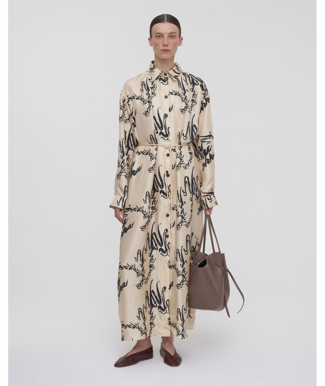 NANUSHKA Мульти шелковое повседневное платье, фото 2