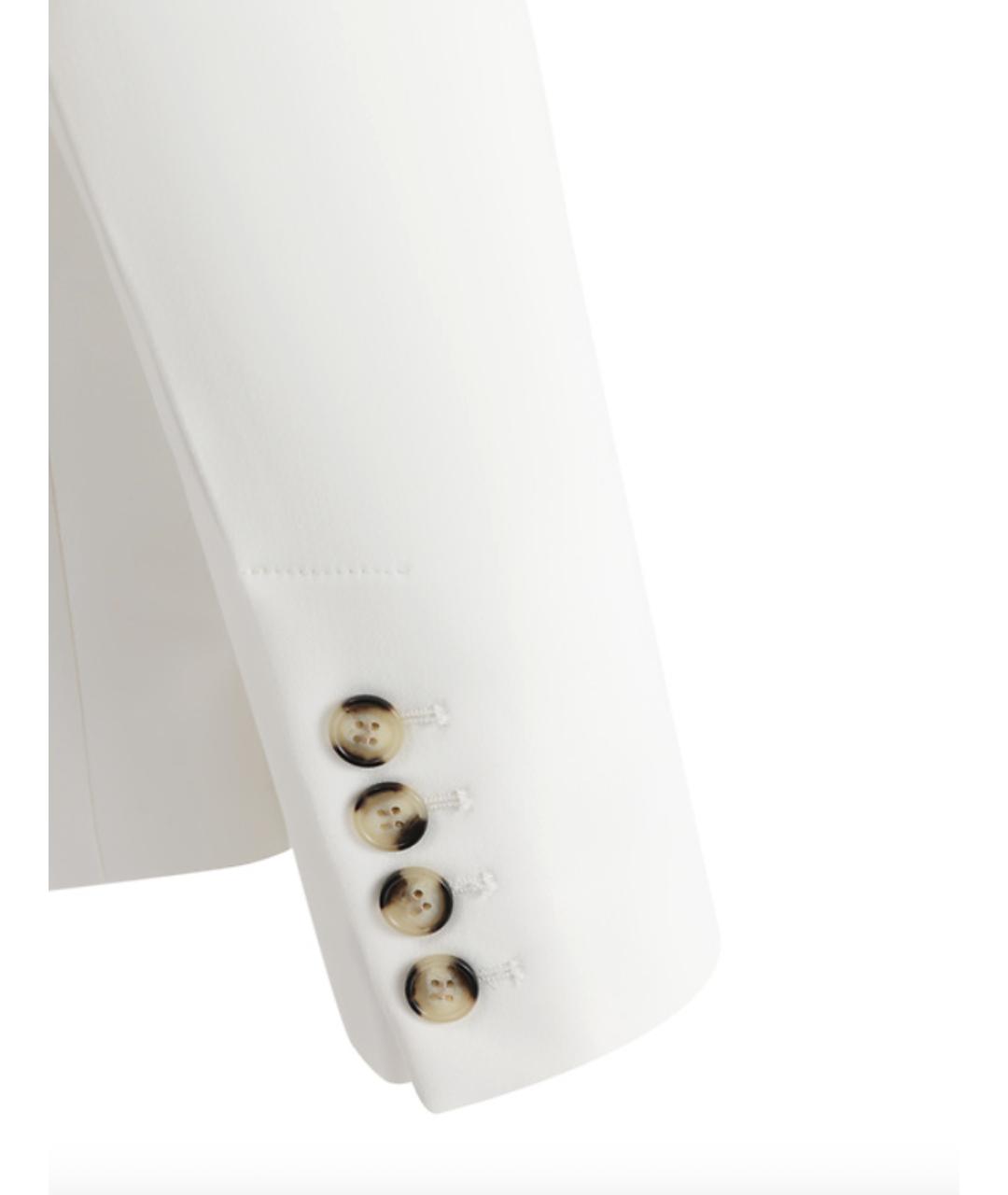 NANUSHKA Белый вискозный жакет/пиджак, фото 3