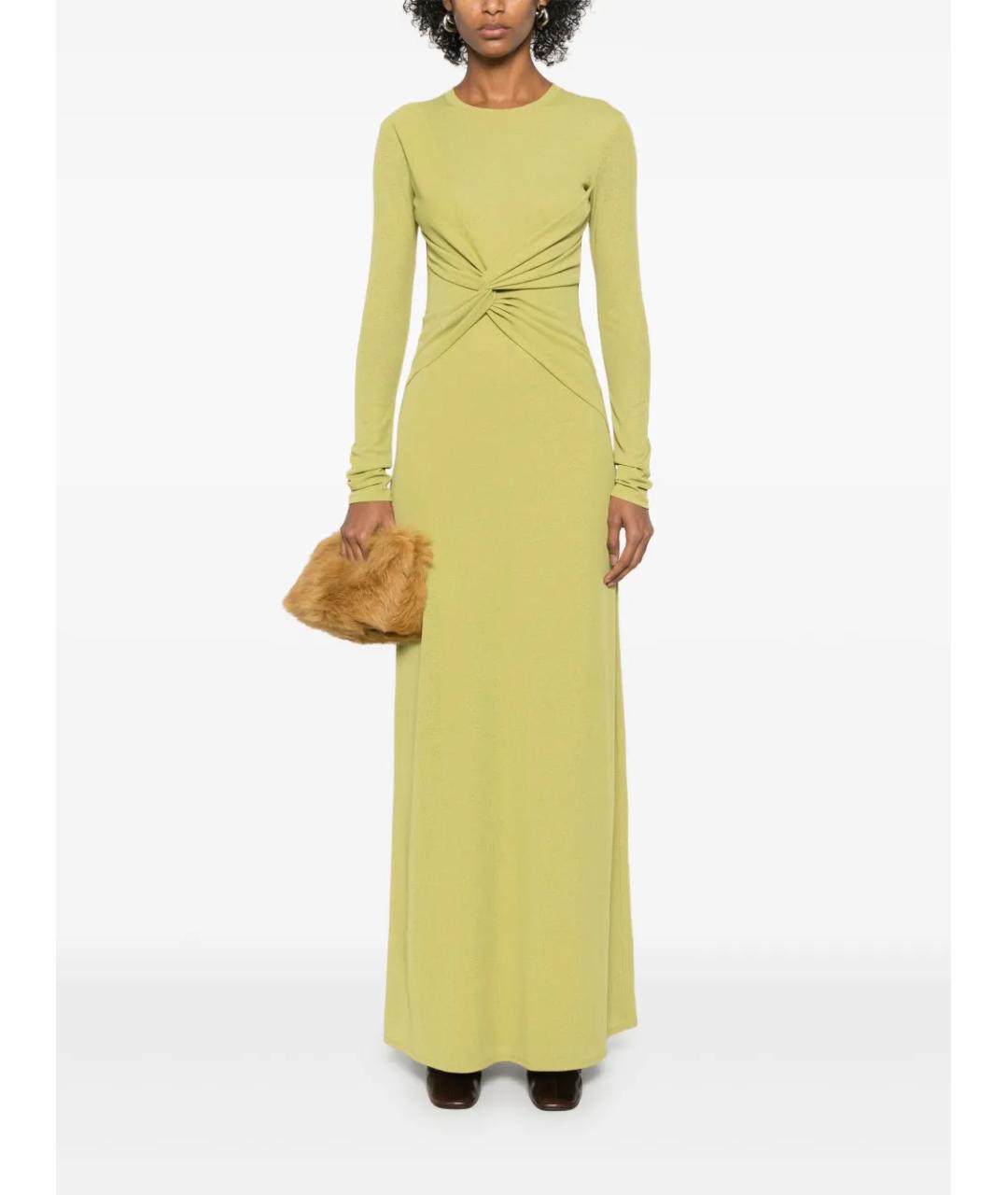 NANUSHKA Салатовыое полиэстеровое повседневное платье, фото 2