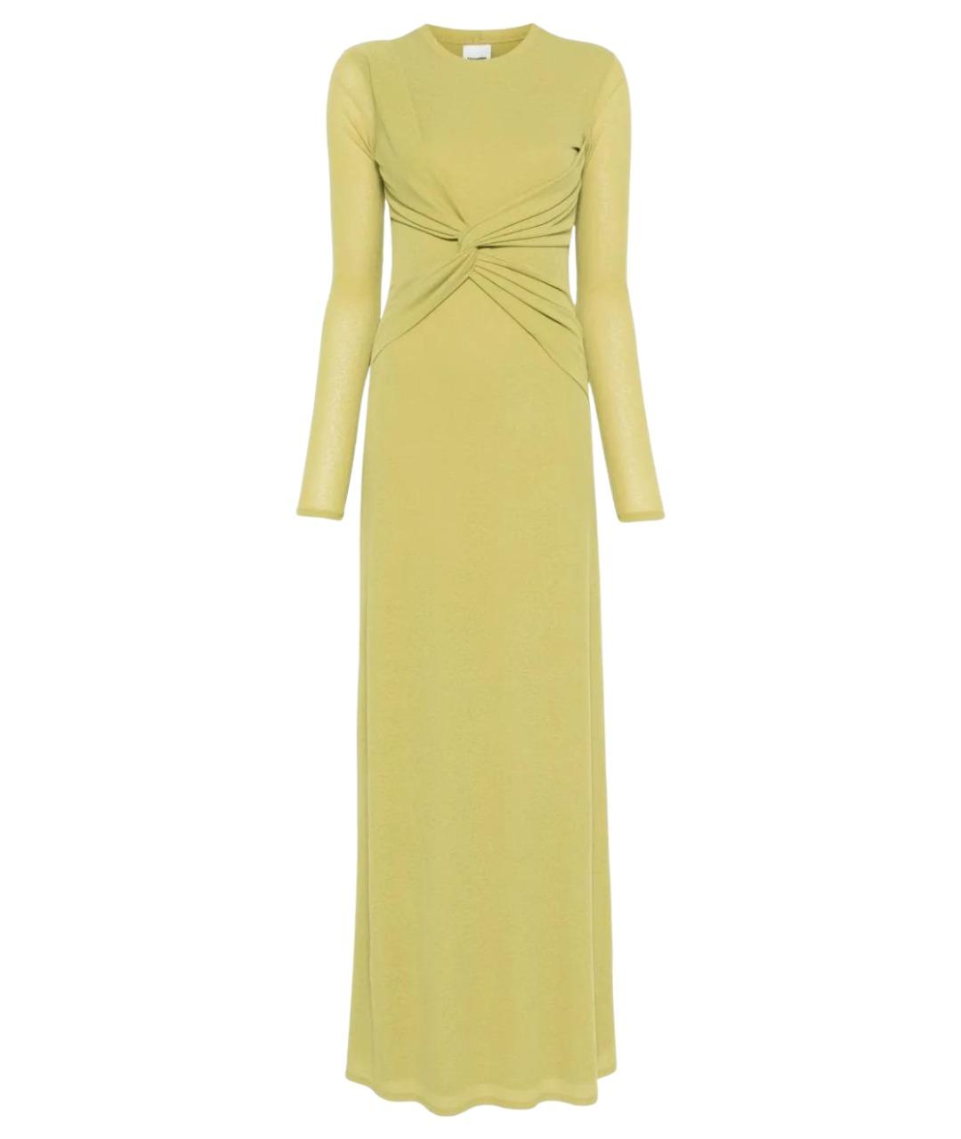 NANUSHKA Салатовыое полиэстеровое повседневное платье, фото 1