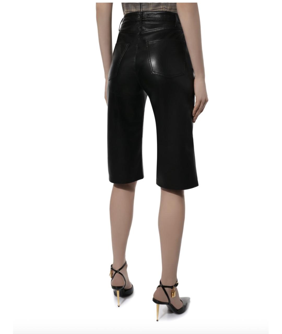 NANUSHKA Черные бриджи, фото 4