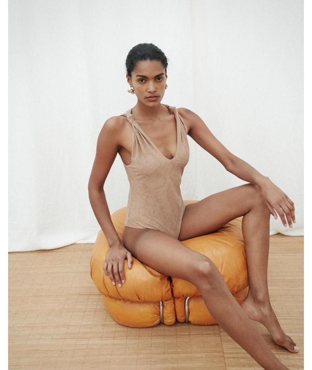 NANUSHKA Бежевое боди, фото 2