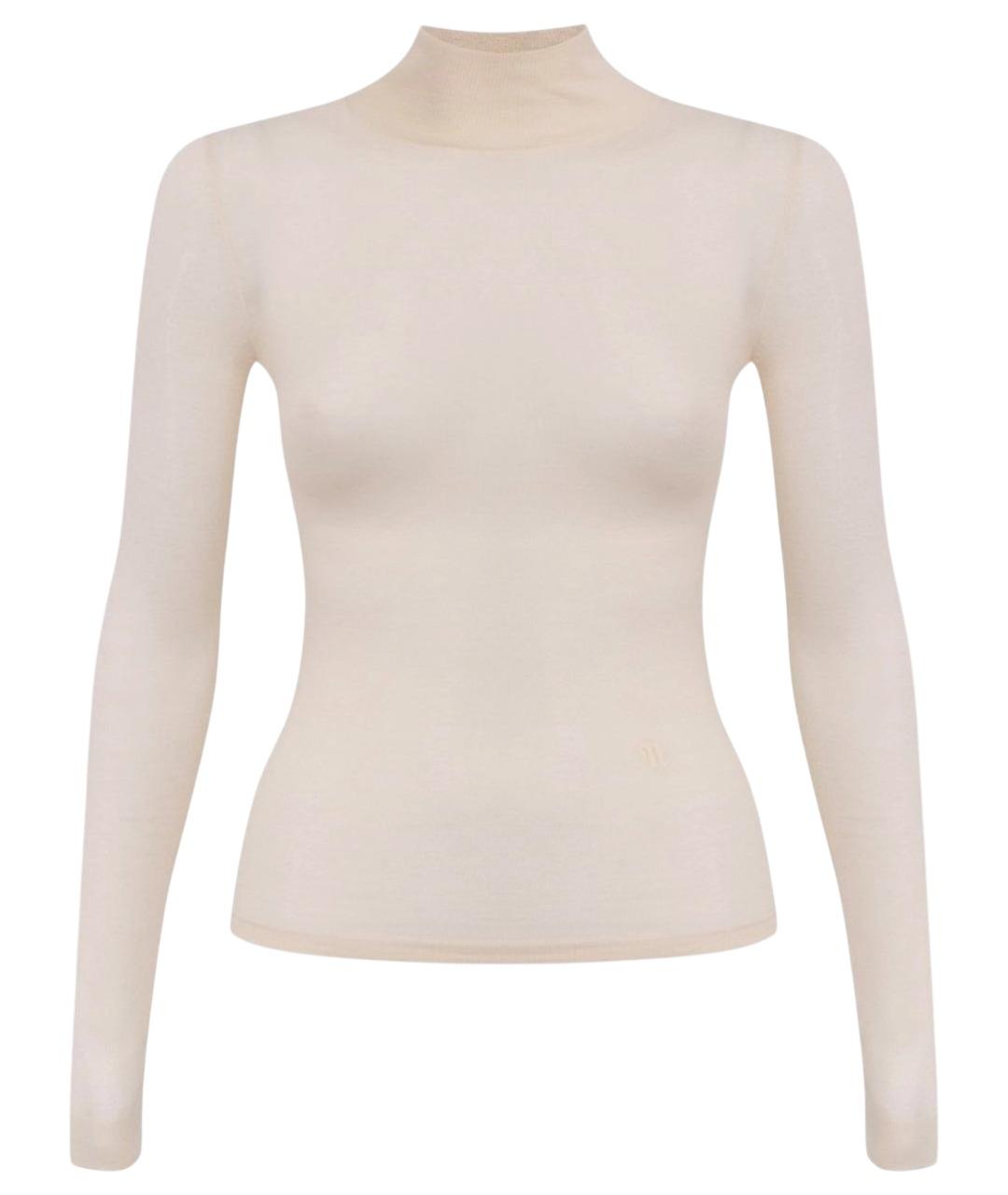 NANUSHKA Бежевая шерстяная водолазка, фото 1