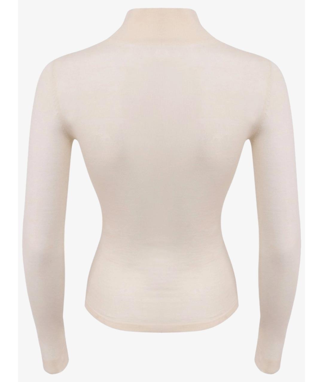 NANUSHKA Бежевая шерстяная водолазка, фото 2