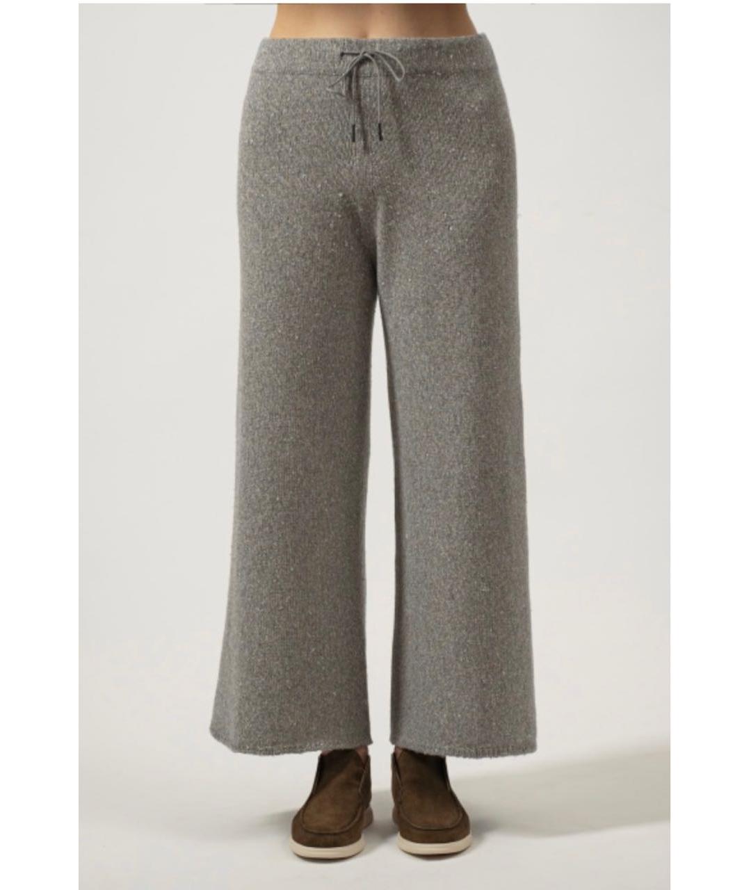 FABIANA FILIPPI Серый кашемировый костюм с брюками, фото 3