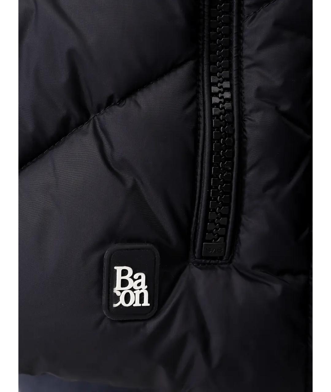 BACON Черный пуховик, фото 6