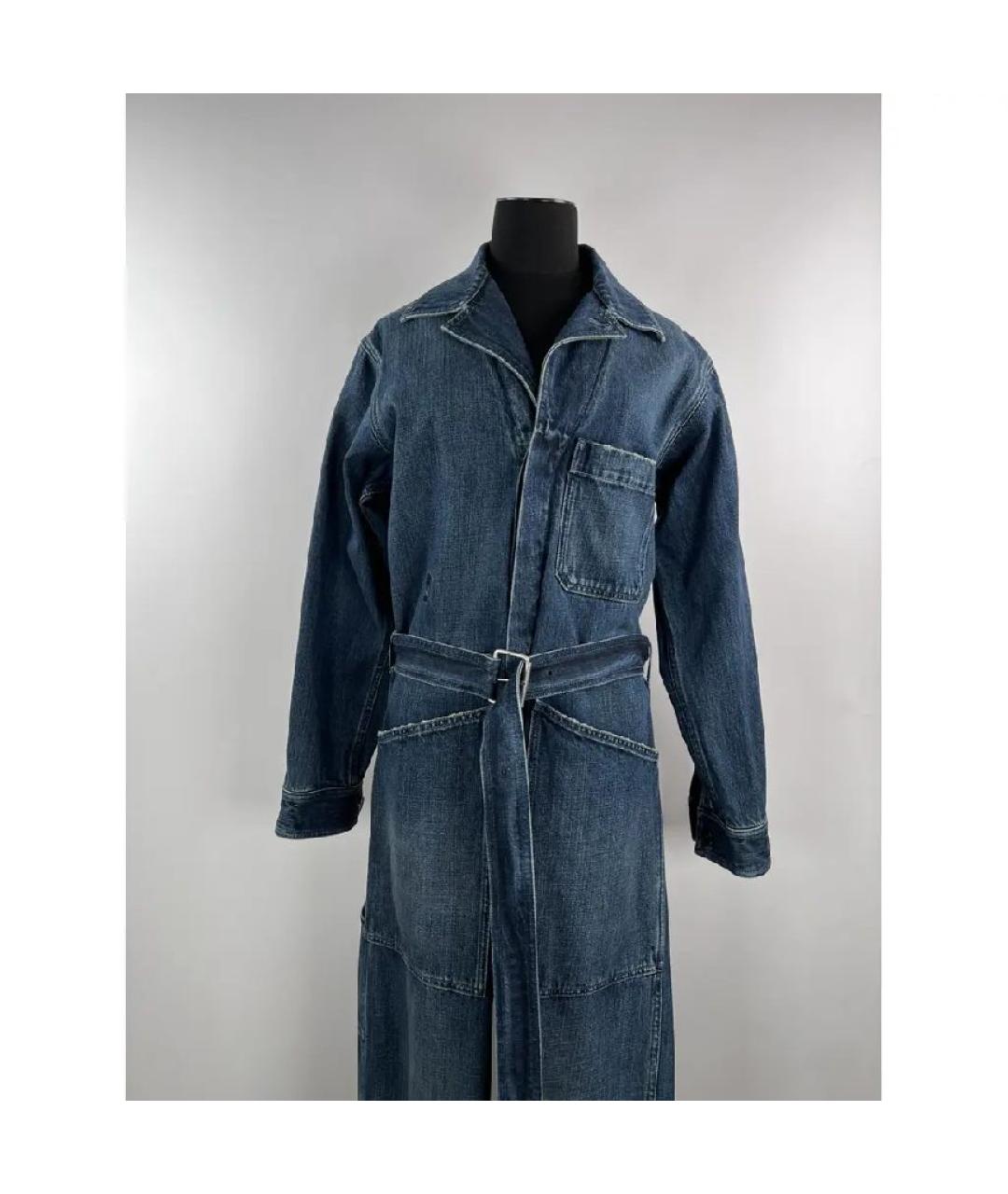 CHRISTIAN DIOR Темно-синий хлопковый комбинезон, фото 2