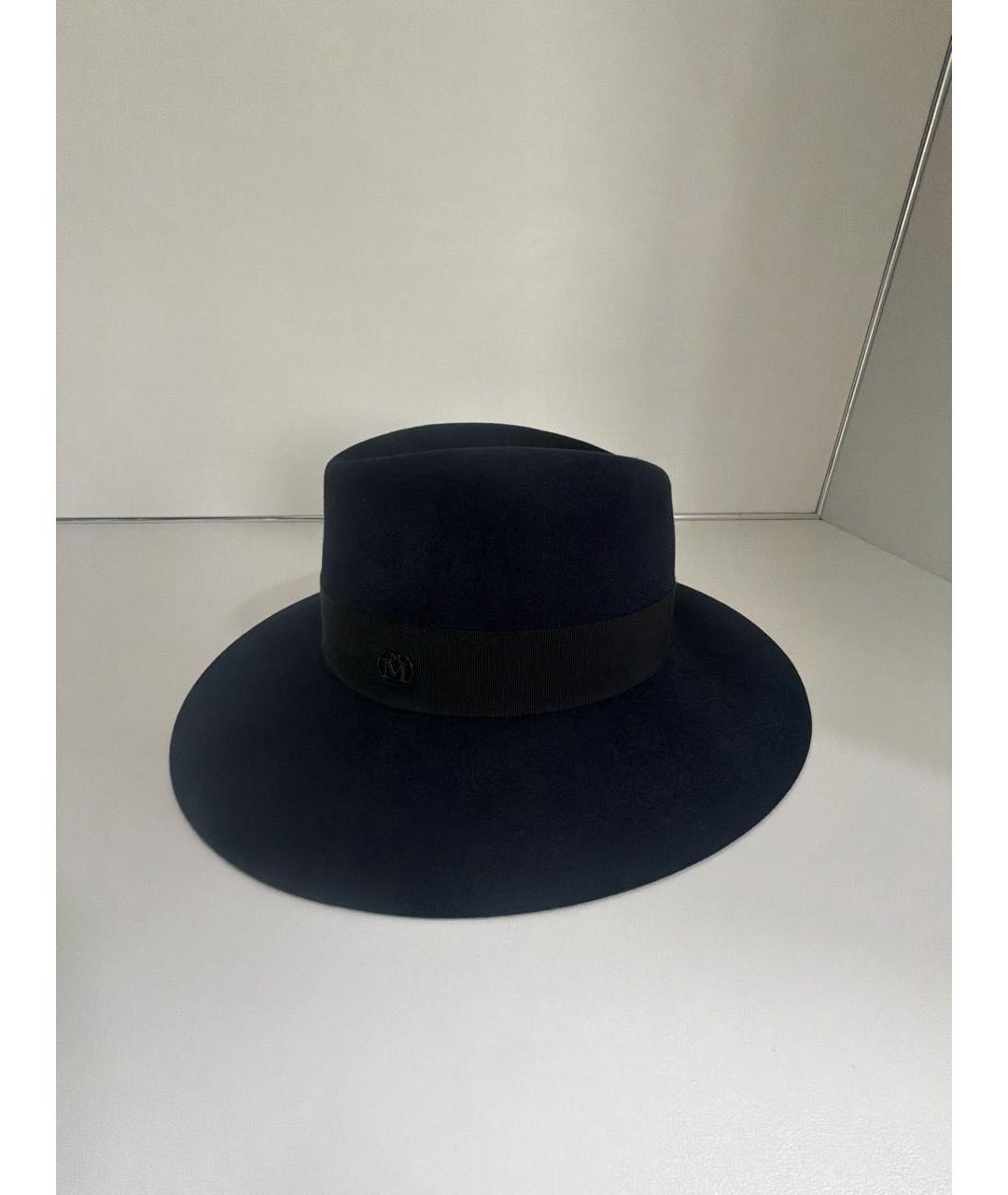 MAISON MICHEL Темно-синяя шляпа, фото 3