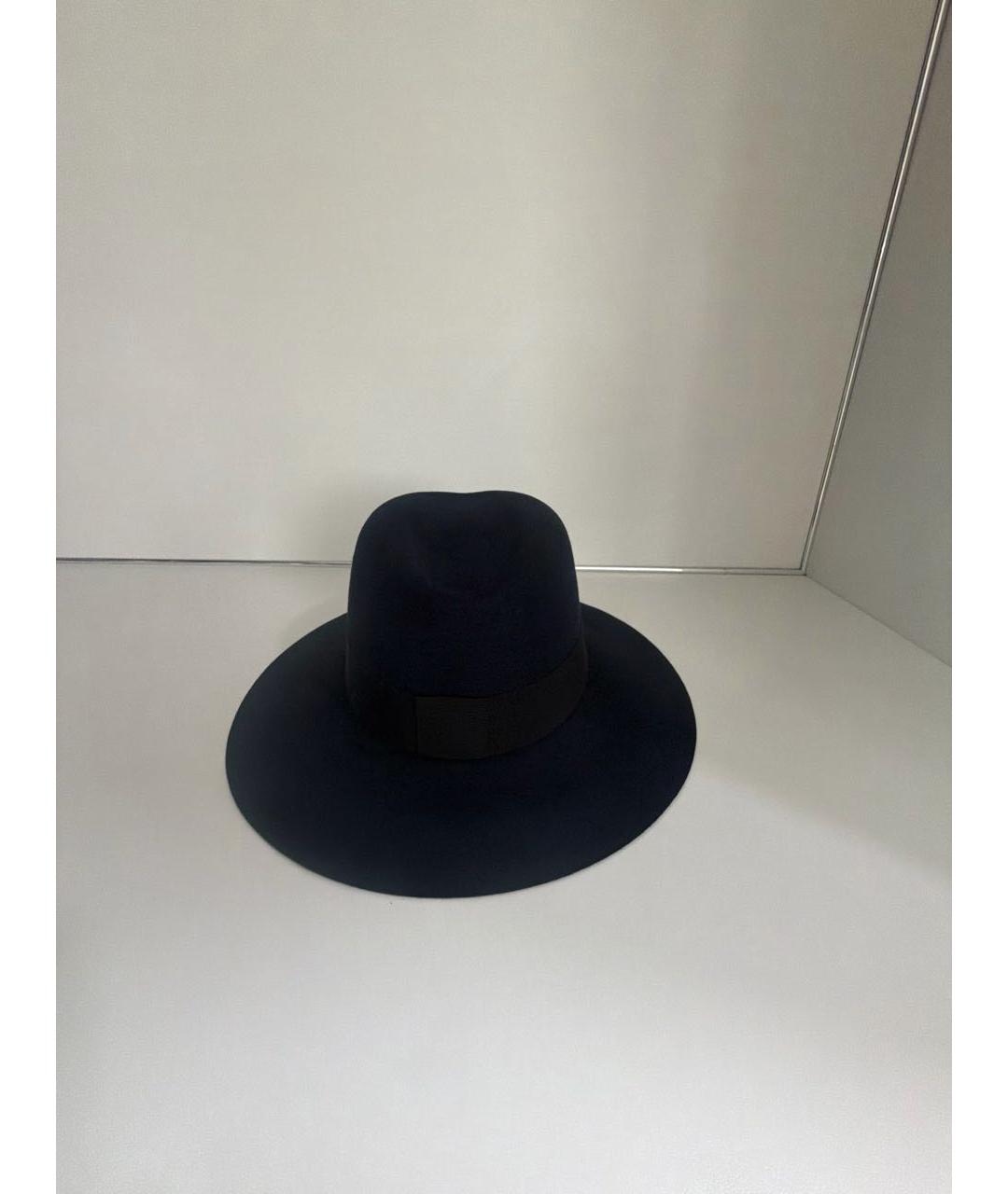 MAISON MICHEL Темно-синяя шляпа, фото 2