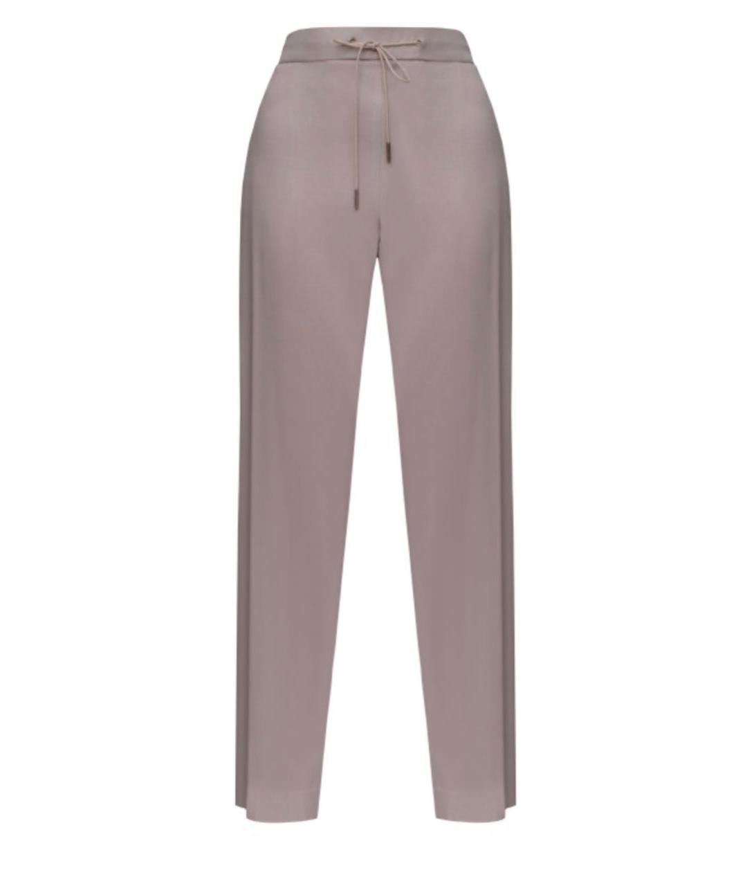 FABIANA FILIPPI Серые полиамидовые брюки узкие, фото 1