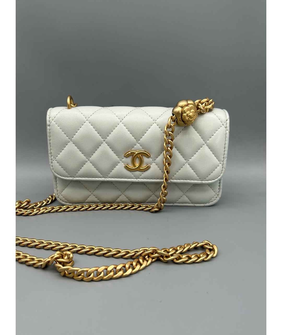 CHANEL Кожаная сумка через плечо, фото 2