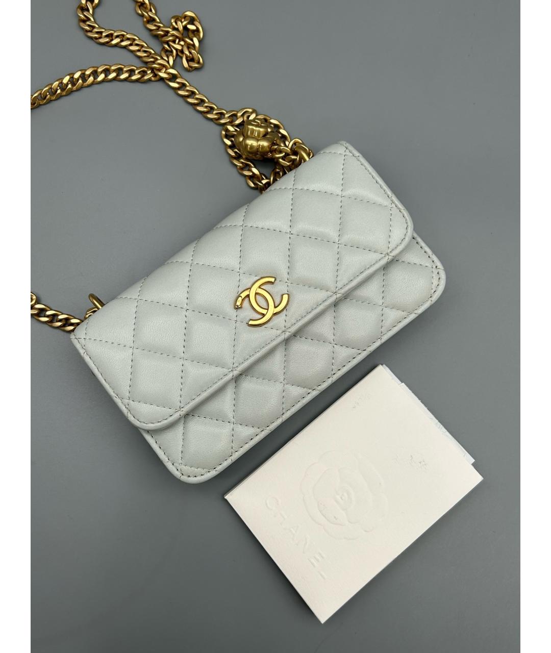 CHANEL Кожаная сумка через плечо, фото 6