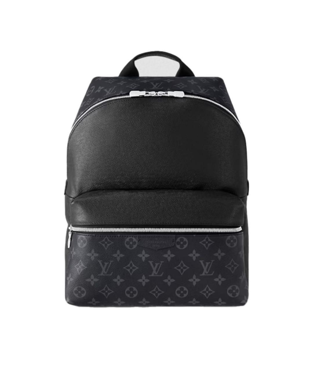 LOUIS VUITTON Черный кожаный рюкзак, фото 8