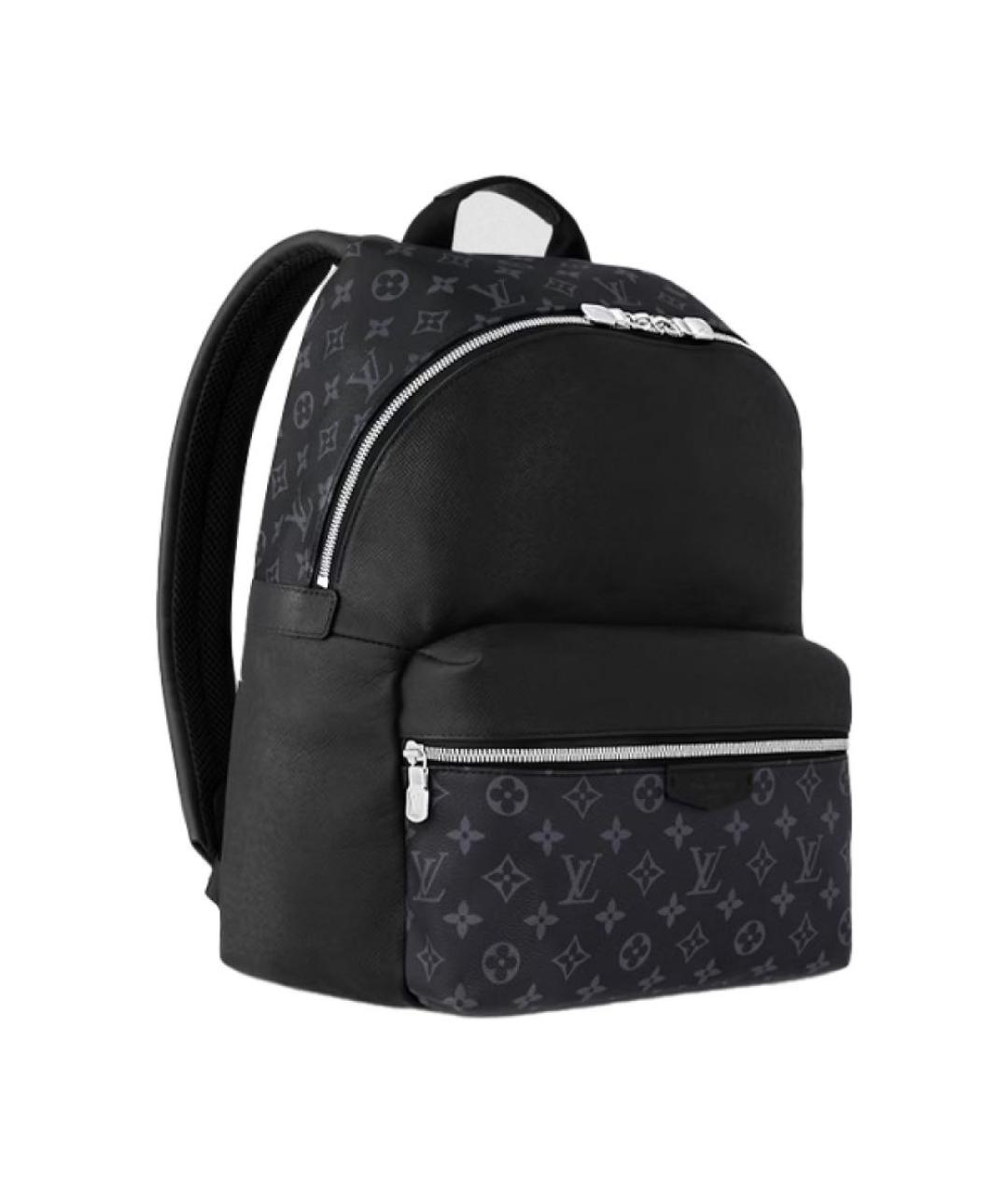 LOUIS VUITTON Черный кожаный рюкзак, фото 2