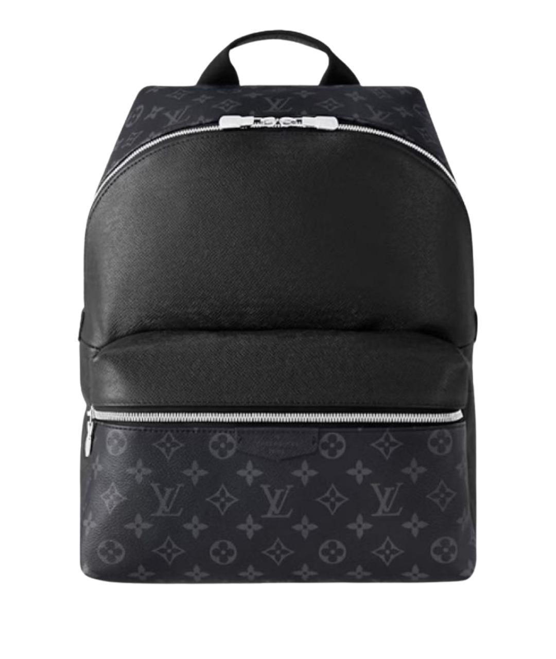 LOUIS VUITTON Черный кожаный рюкзак, фото 1