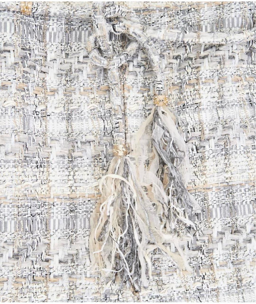 CHANEL Мульти твидовое коктейльное платье, фото 4