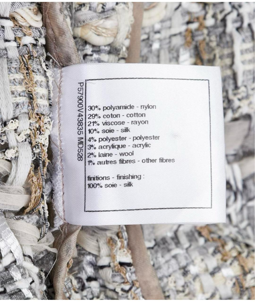 CHANEL Мульти твидовое коктейльное платье, фото 7