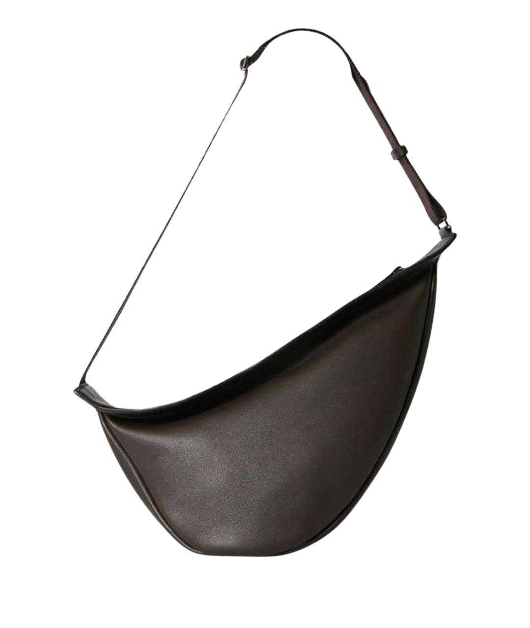 THE ROW Коричневая кожаная сумка через плечо, фото 1