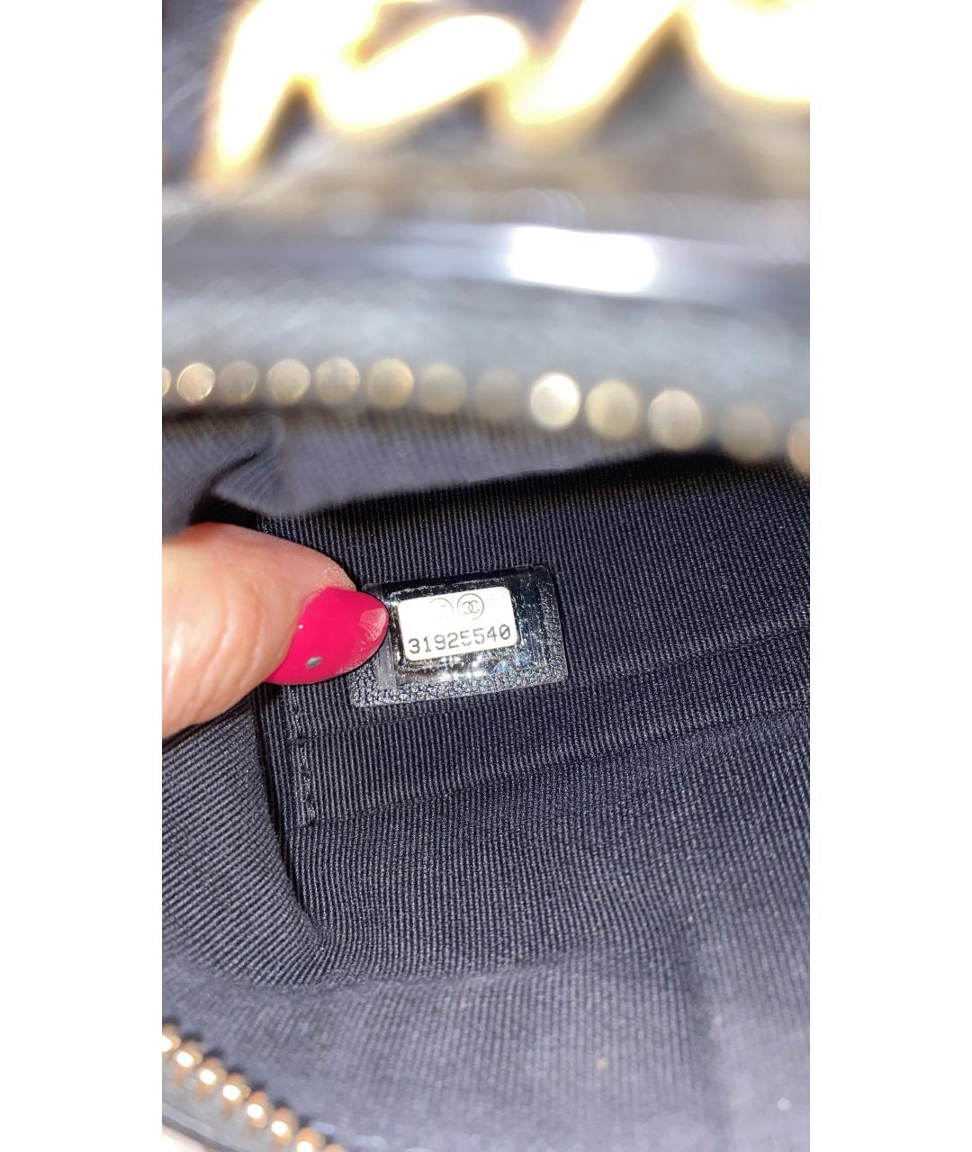 CHANEL Черная сумка через плечо, фото 9