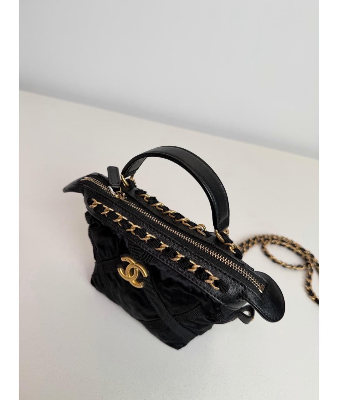 CHANEL Черная сумка через плечо, фото 6