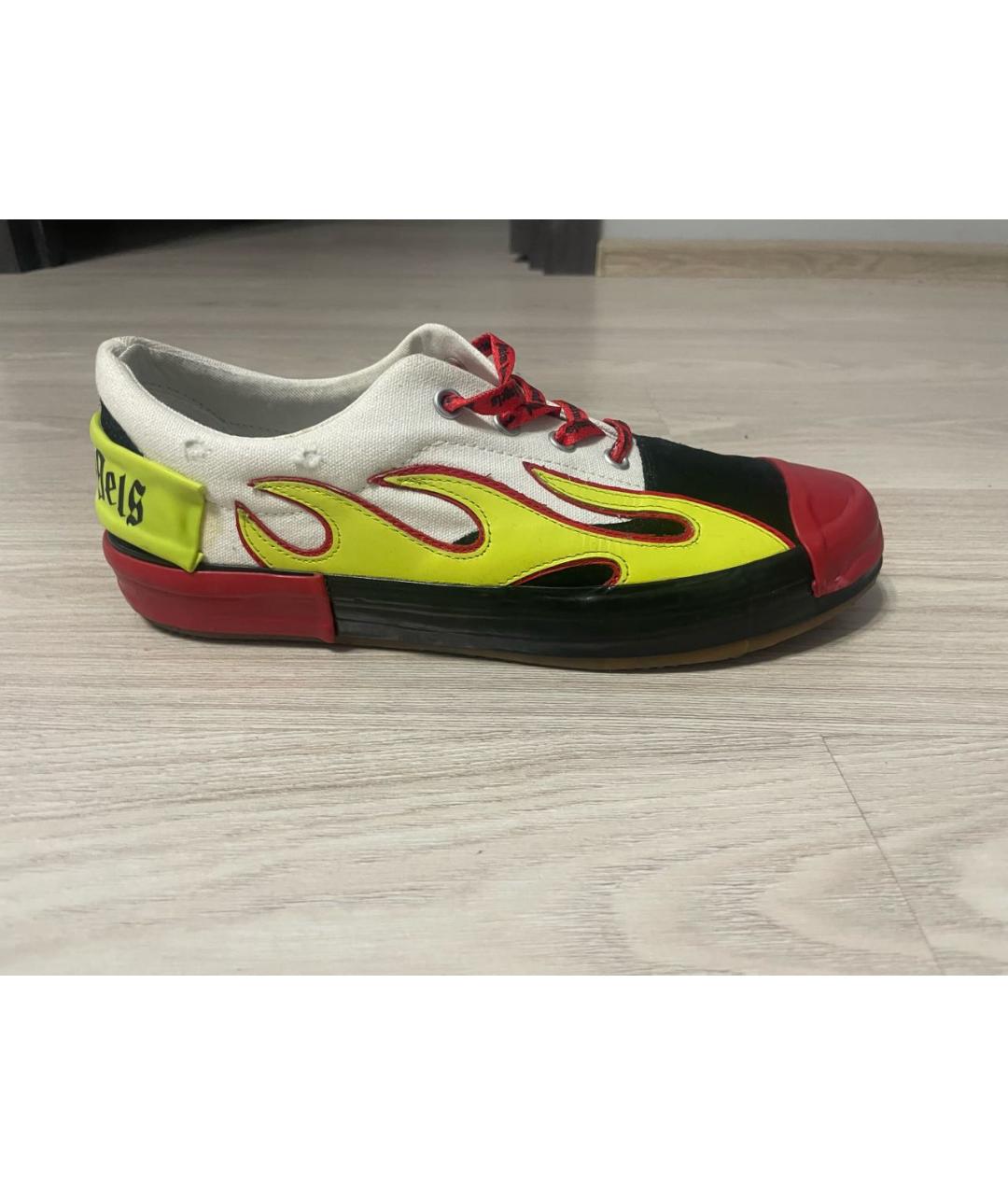 PALM ANGELS Мульти текстильные низкие кроссовки / кеды, фото 9