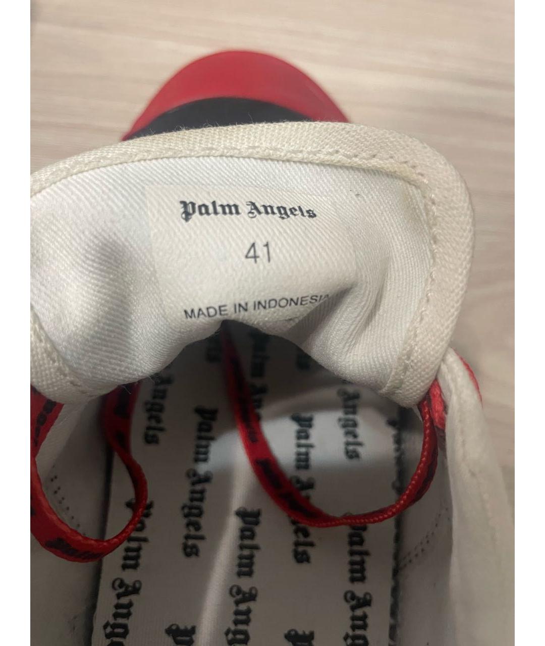 PALM ANGELS Мульти текстильные низкие кроссовки / кеды, фото 5
