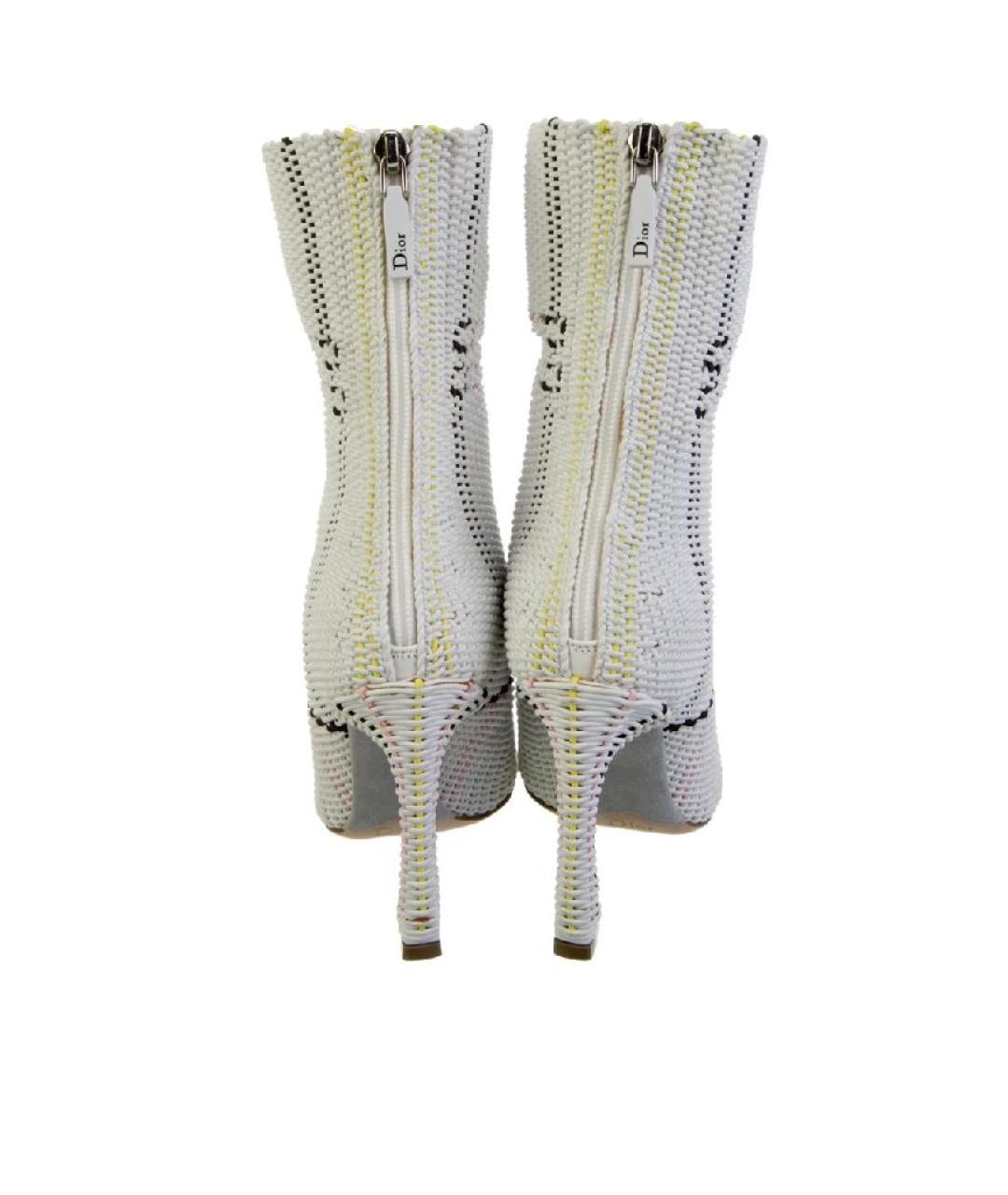 CHRISTIAN DIOR Мульти кожаные ботильоны, фото 4