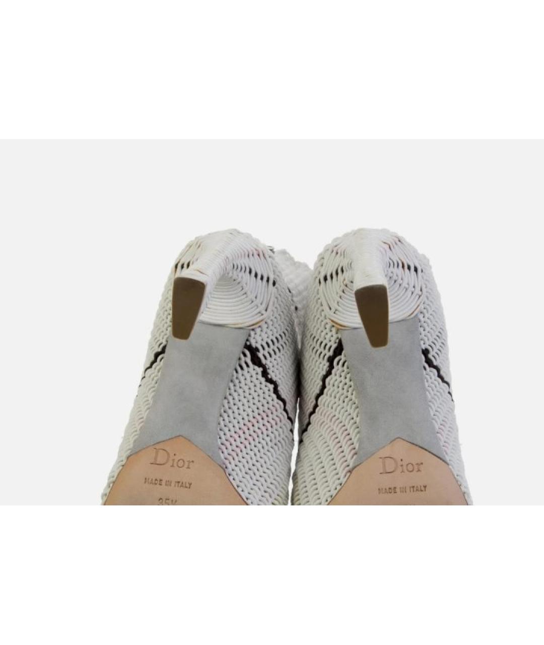 CHRISTIAN DIOR Мульти кожаные ботильоны, фото 5