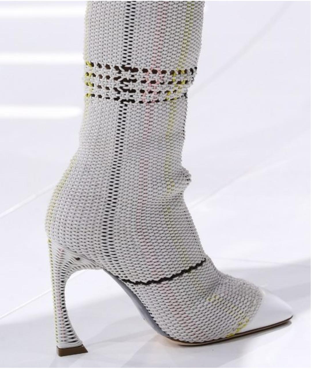 CHRISTIAN DIOR Мульти кожаные ботильоны, фото 8