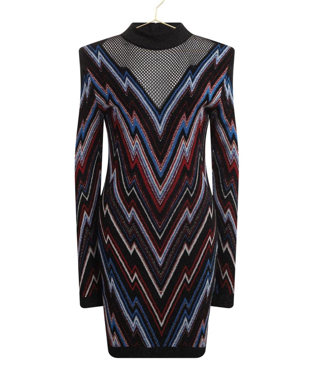 BALMAIN Мульти вискозное вечернее платье, фото 1