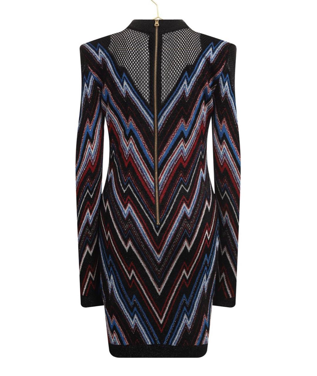 BALMAIN Мульти вискозное вечернее платье, фото 2