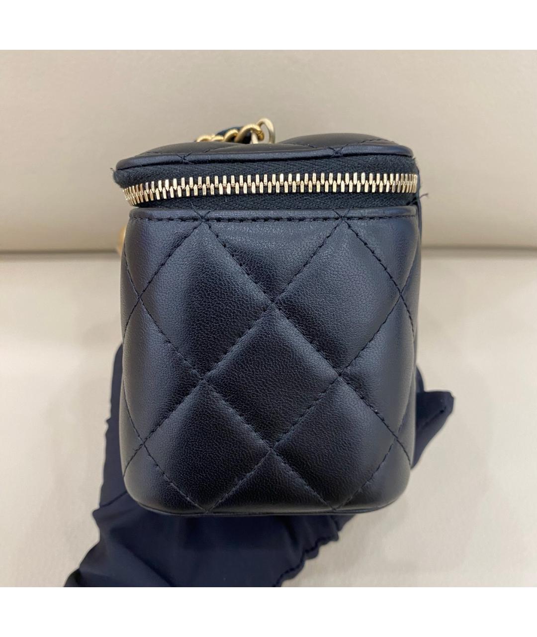 CHANEL Черная кожаная сумка через плечо, фото 4