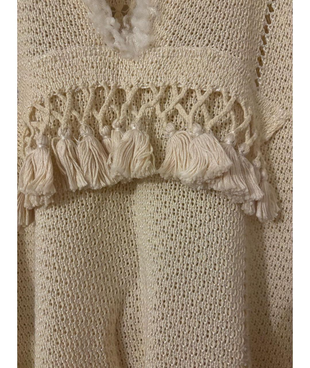 ISABEL MARANT Бежевая хлопковая туника, фото 2