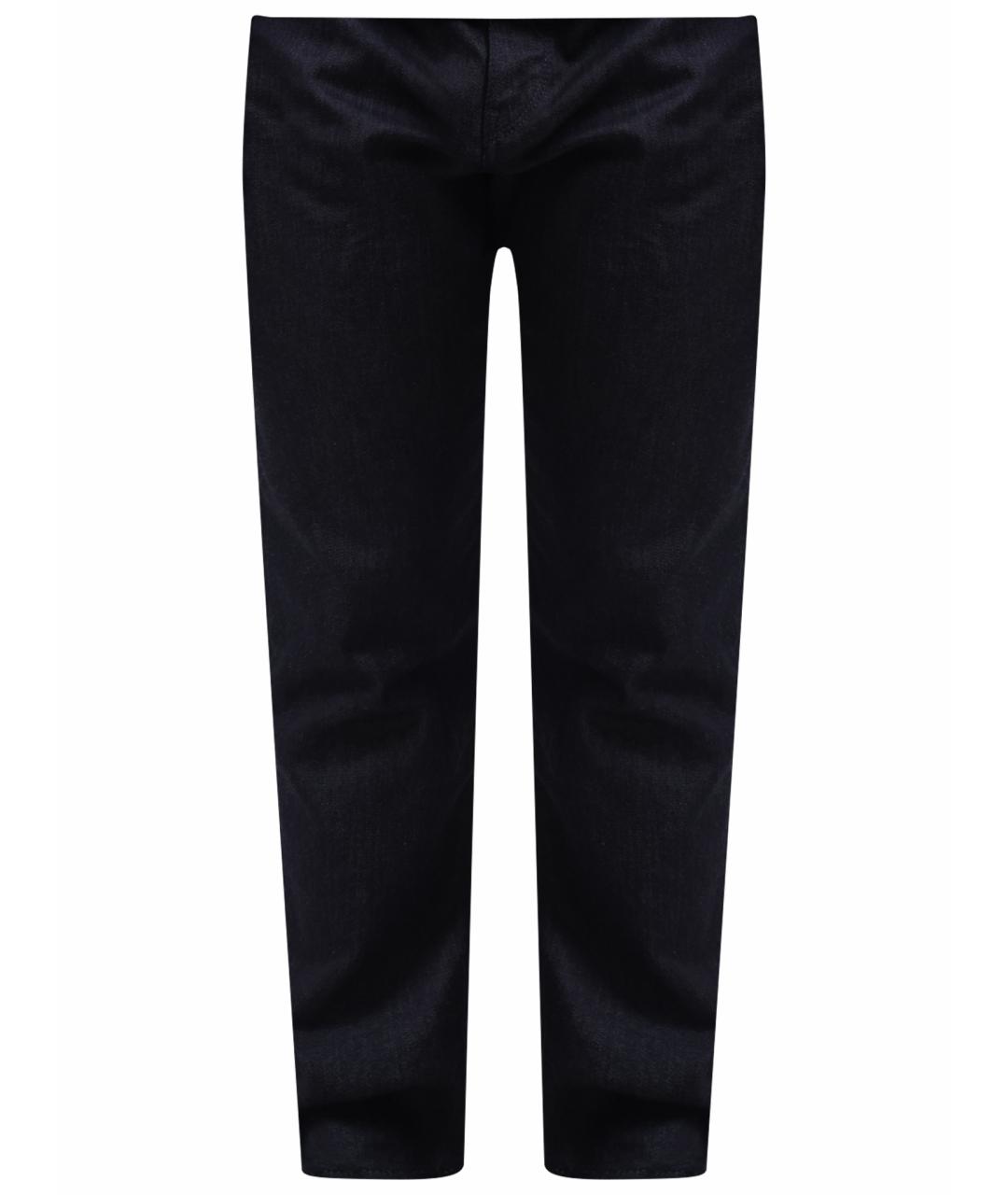 HUGO BOSS Темно-синие прямые джинсы, фото 1