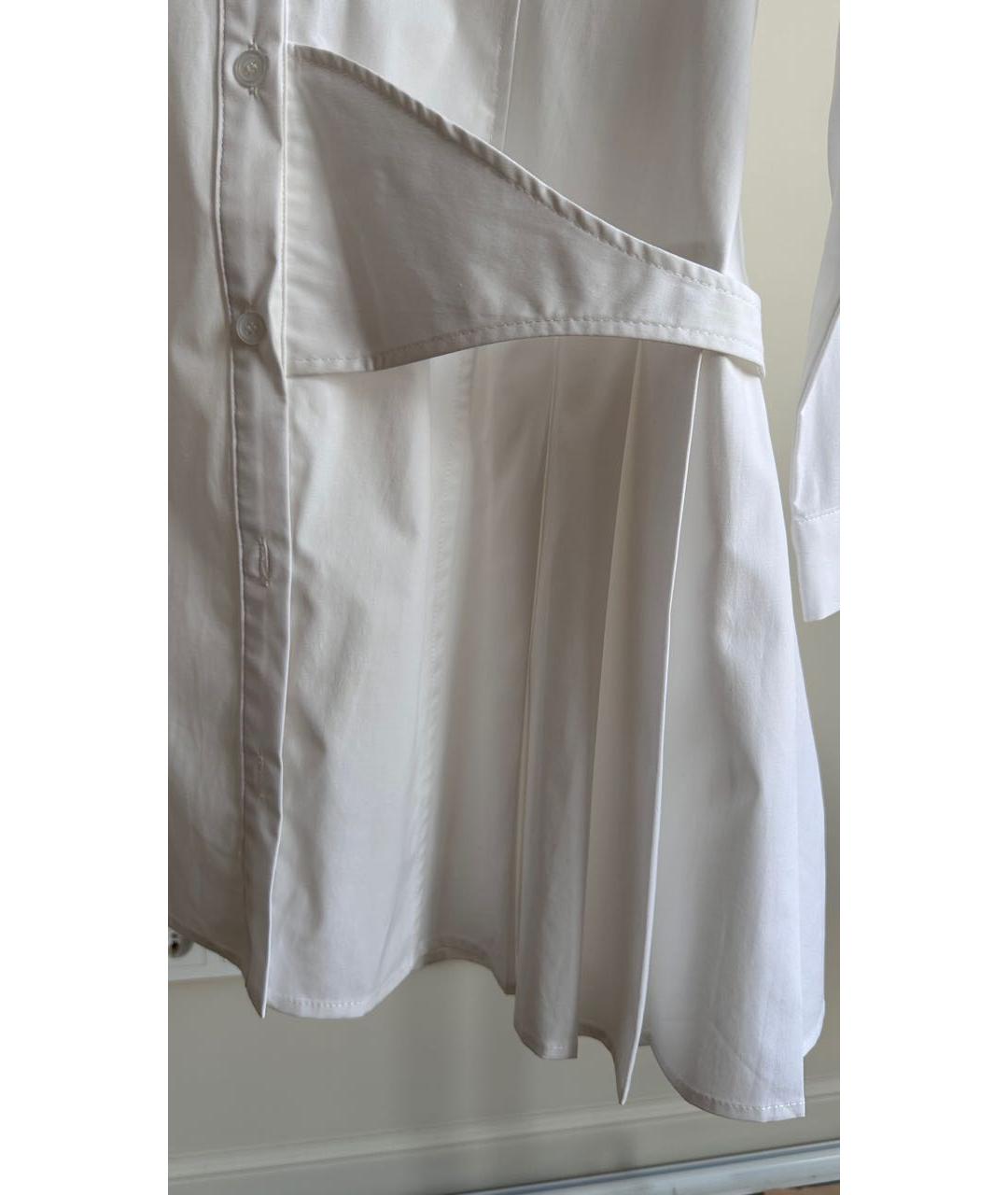 CHRISTIAN DIOR Белая хлопко-эластановая рубашка, фото 4