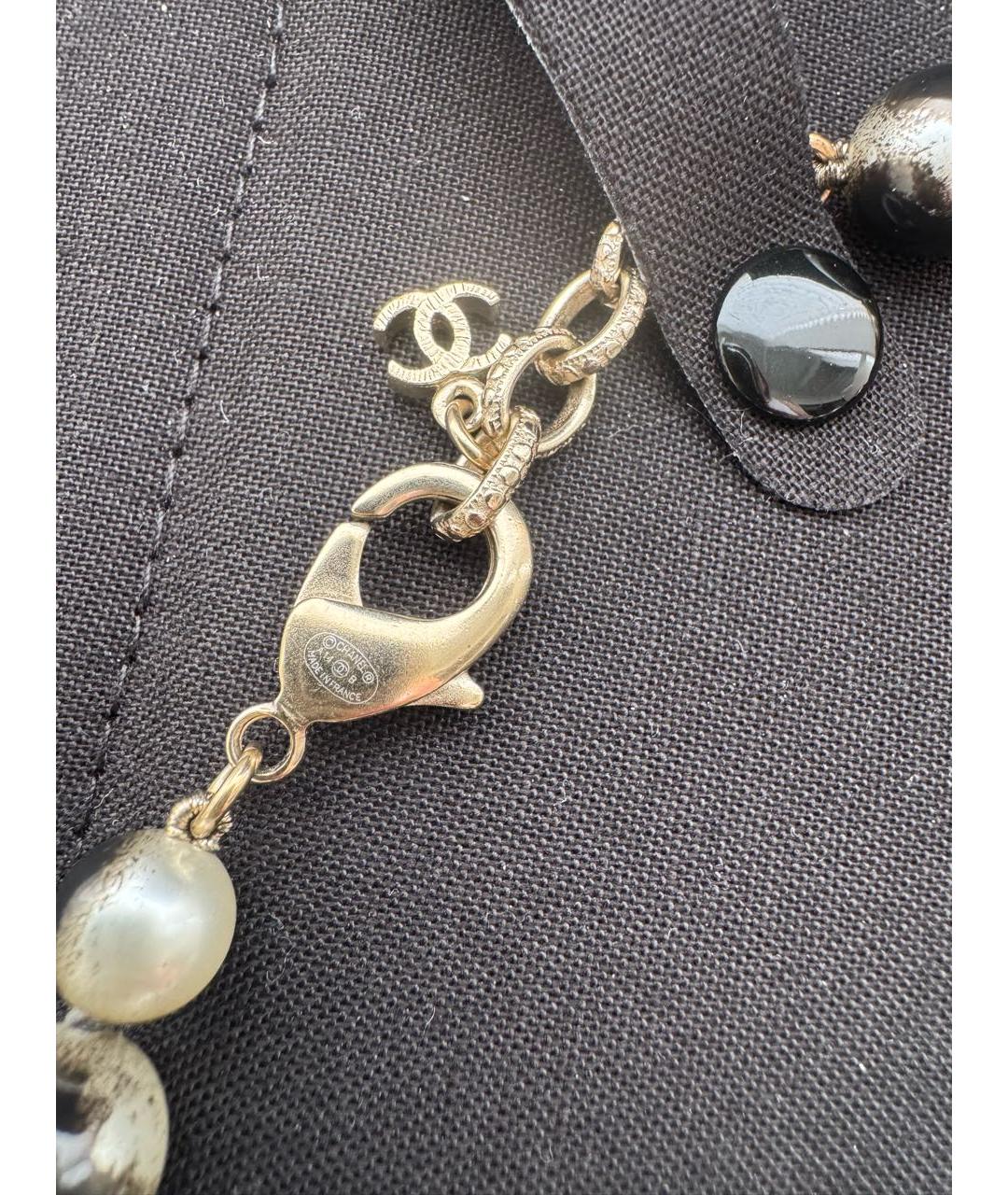 CHANEL Серое колье, фото 3