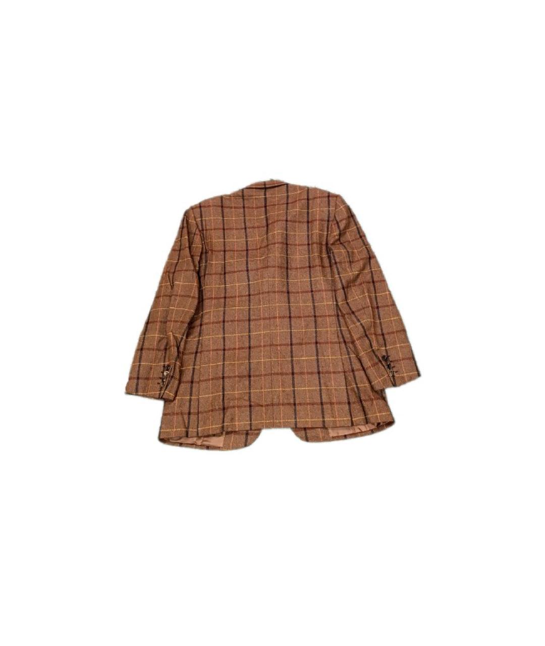 BRIONI Коричневый кашемировый пиджак, фото 2