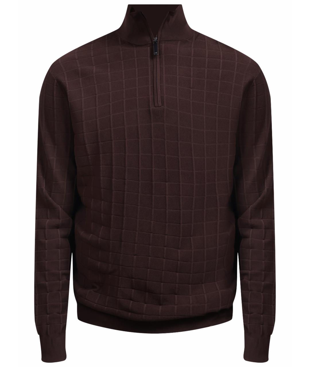 EMPORIO ARMANI Коричневый джемпер / свитер, фото 1