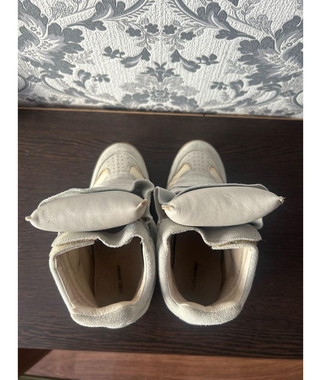 ISABEL MARANT Голубые замшевые ботинки, фото 3